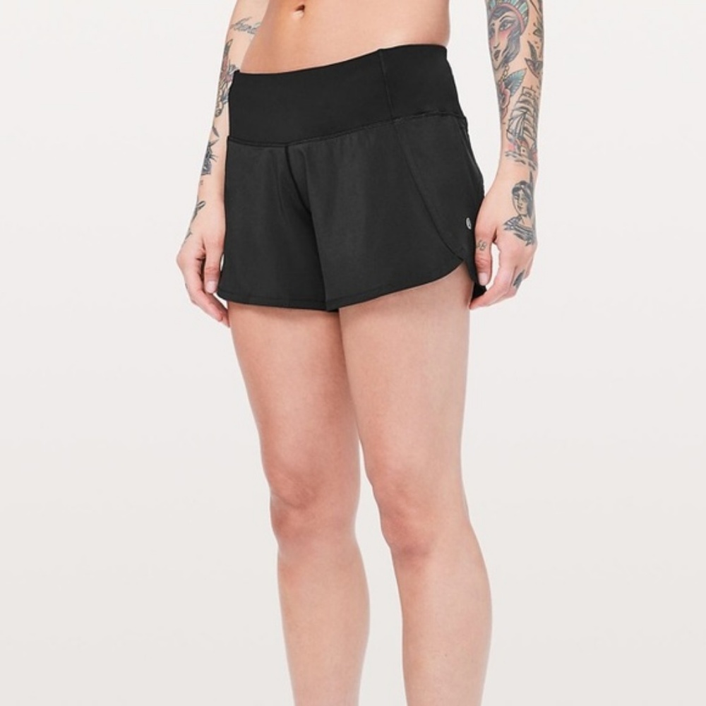 Black Lululemon Running Shorts